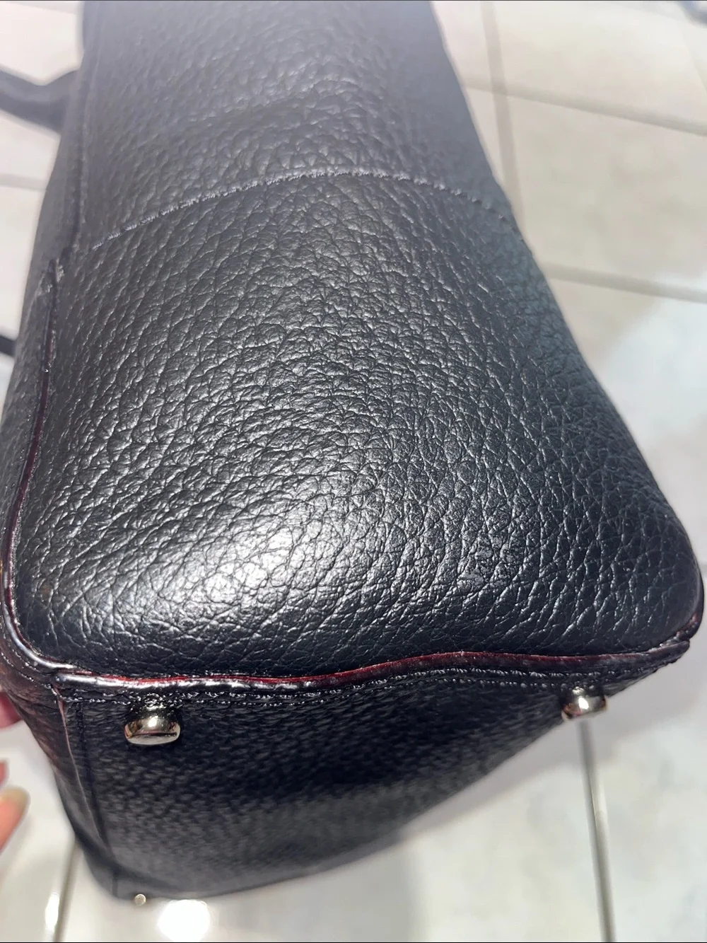 NWOT KATE SPADE NEW YORK SOUTHPORT AVENUE  TOTE BAG IN BLACK PEBBLED LEATHER